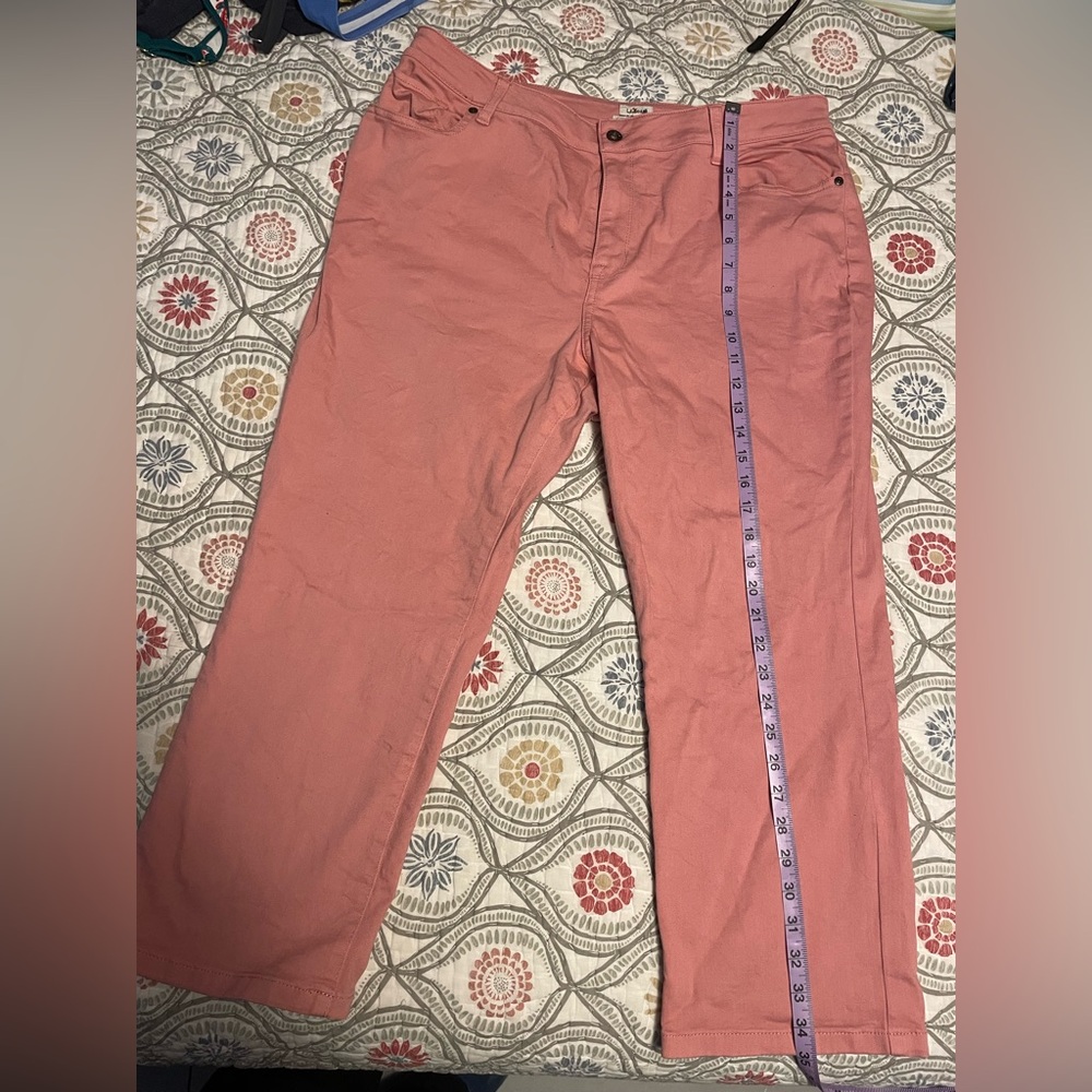 L.L. Bean Size 18 Petite Pink Classic Fit jeans
